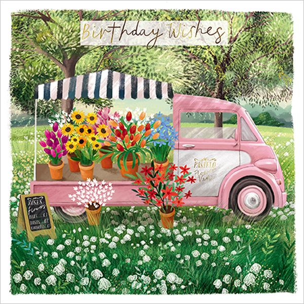 Foil Card-Flower Van