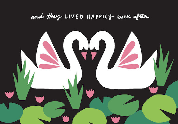 Card-Swan Wedding