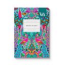 V&A A6 Diary-Neon Floral Peacock