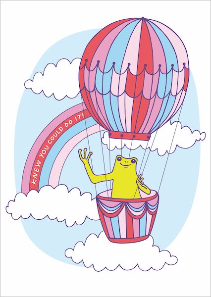 Card-Knew You Could Frog