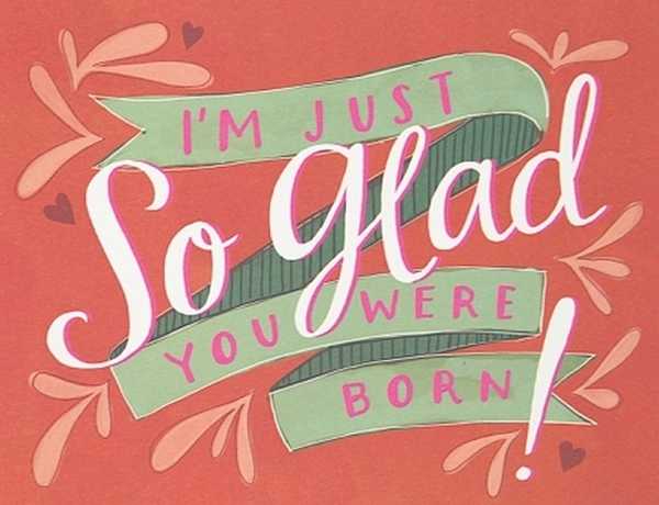 Card-So Glad Birthday