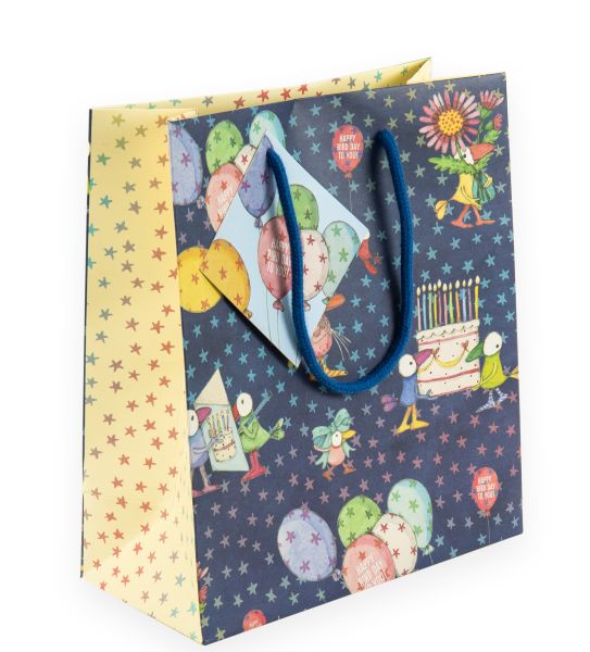 Gift Bag Medium-Happy Bird Day Party