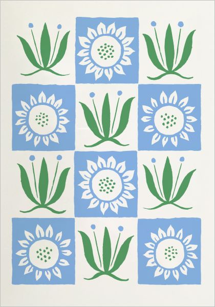 Mini Card-Flower Pattern