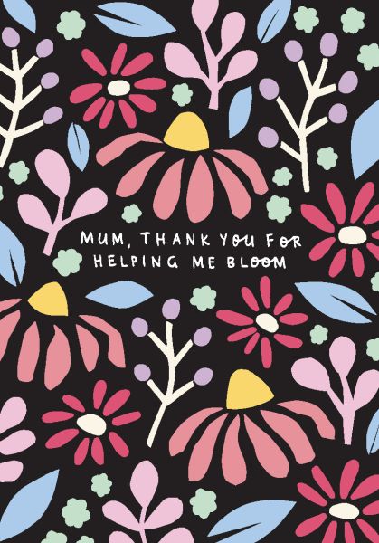 Card-Helping Me Bloom