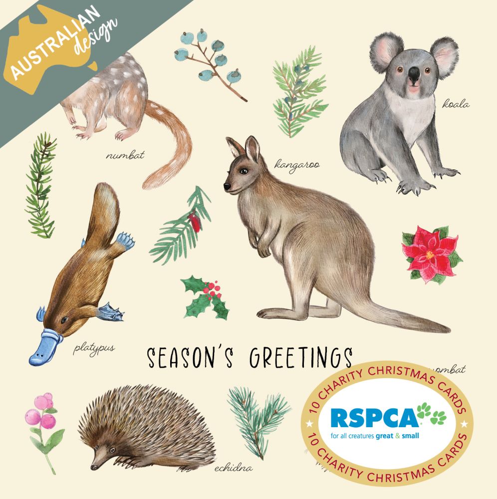 Christmas Card Wallet-RSPCA-Australian Fauna