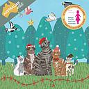 Christmas Card Wallet-BCNA-Santa Cats