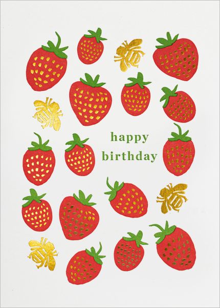 Card-Strawberry Birthday