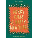 Boxed Card Pack of 9-Merry Xmas Typographic