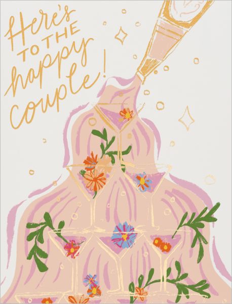 [RC-C-DYL2688F] Foil Card-Champagne Fountain