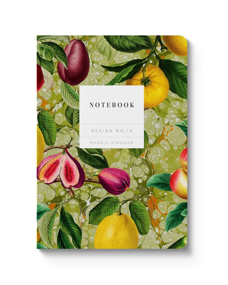 [OD-SN-KA-5-A6-12829] Kaleido A6 Textured Soft Cover Notebook-Marble Fruit