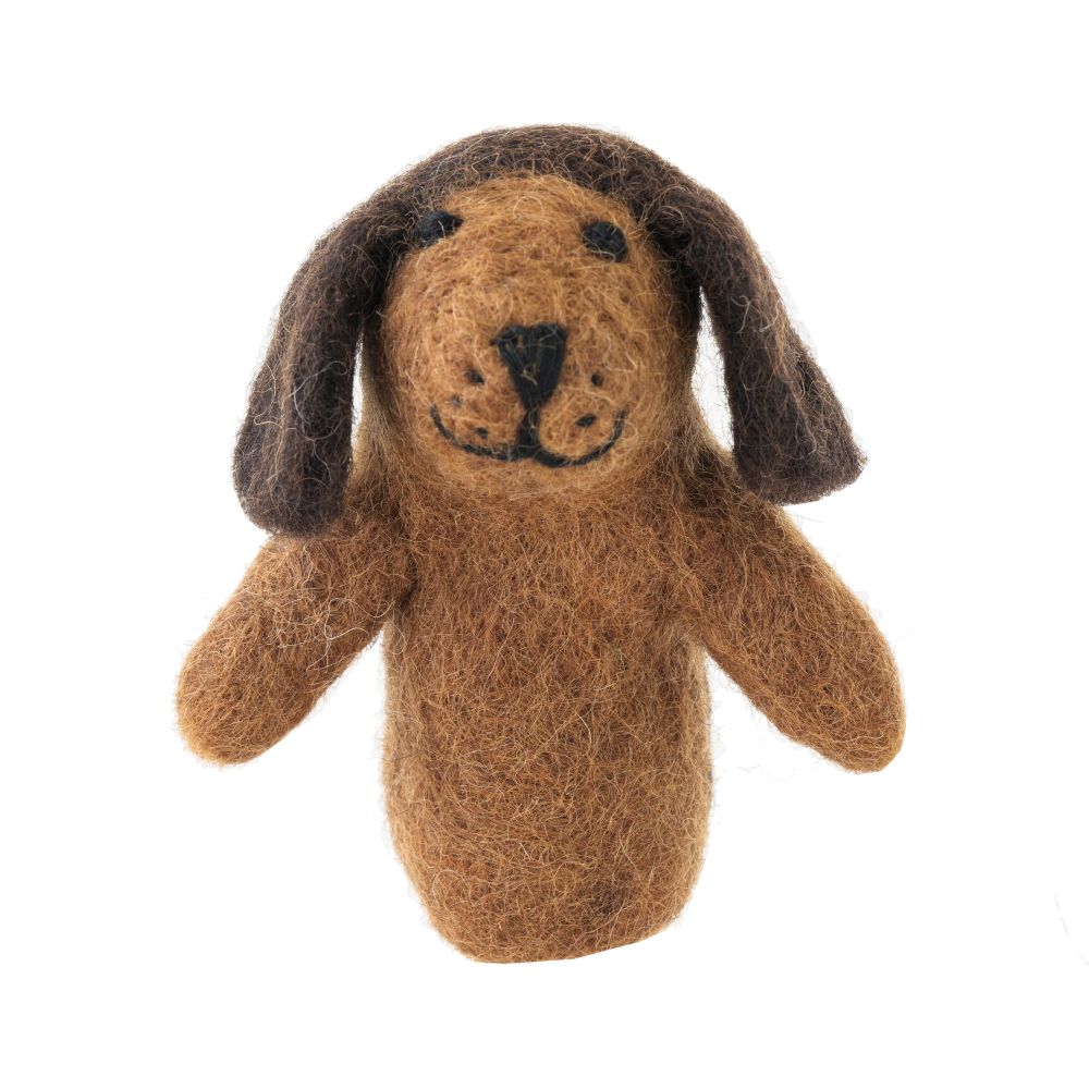 [GI-FP-OA004] Finger Puppet-Felt Dog Dachshund